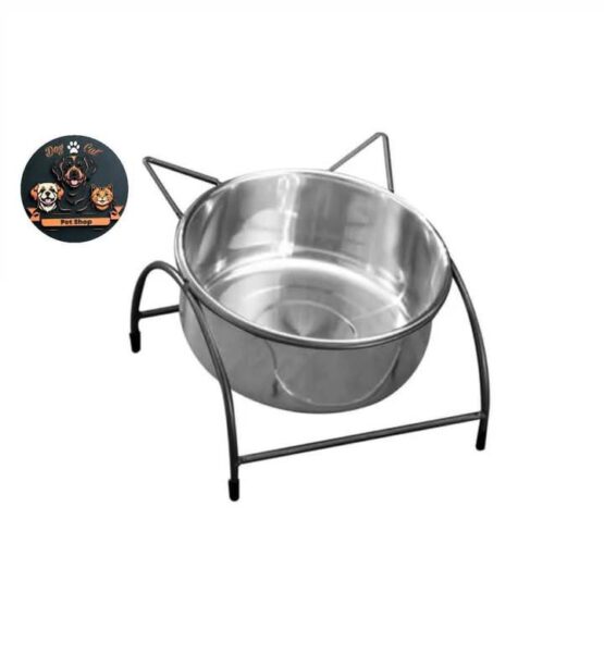 Comedero para Gato con Estructura Metalica