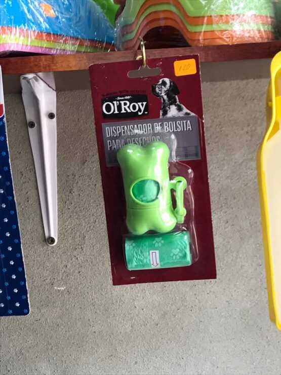 Dispensador con forma Hueso con 2 Bolsas Desechables - Imagen 2